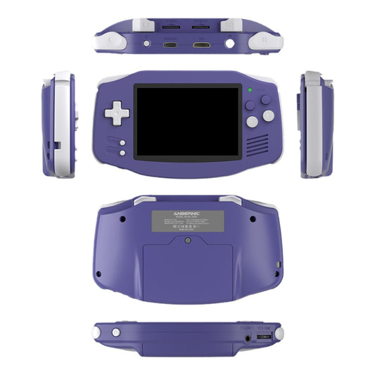 Anbernic RG 34XX Retro Handheld Gaming Console - Indigo
