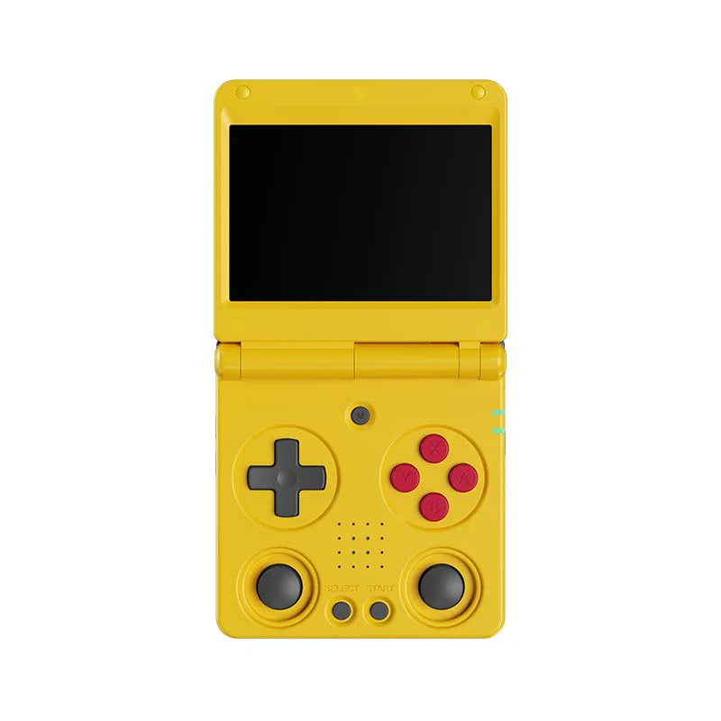 Anbernic RG 34XXSP Foldable Retro Handheld Game Console - Yellow