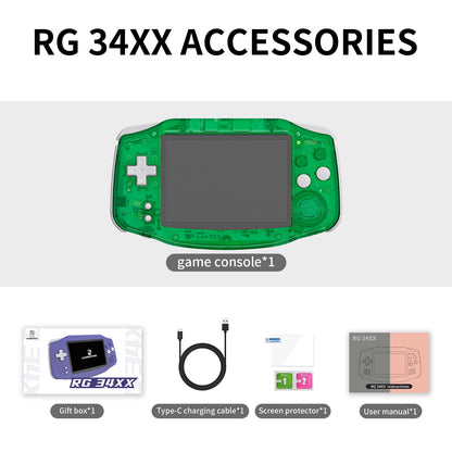 Anbernic RG 34XX Retro Handheld Gaming Console - Accessories