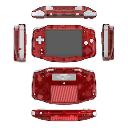 Anbernic RG 34XX Retro Handheld Gaming Console - Transparent Red