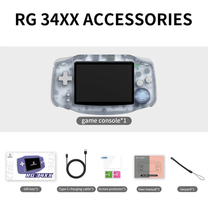 Anbernic RG 34XX Retro Handheld Gaming Console - Accessories