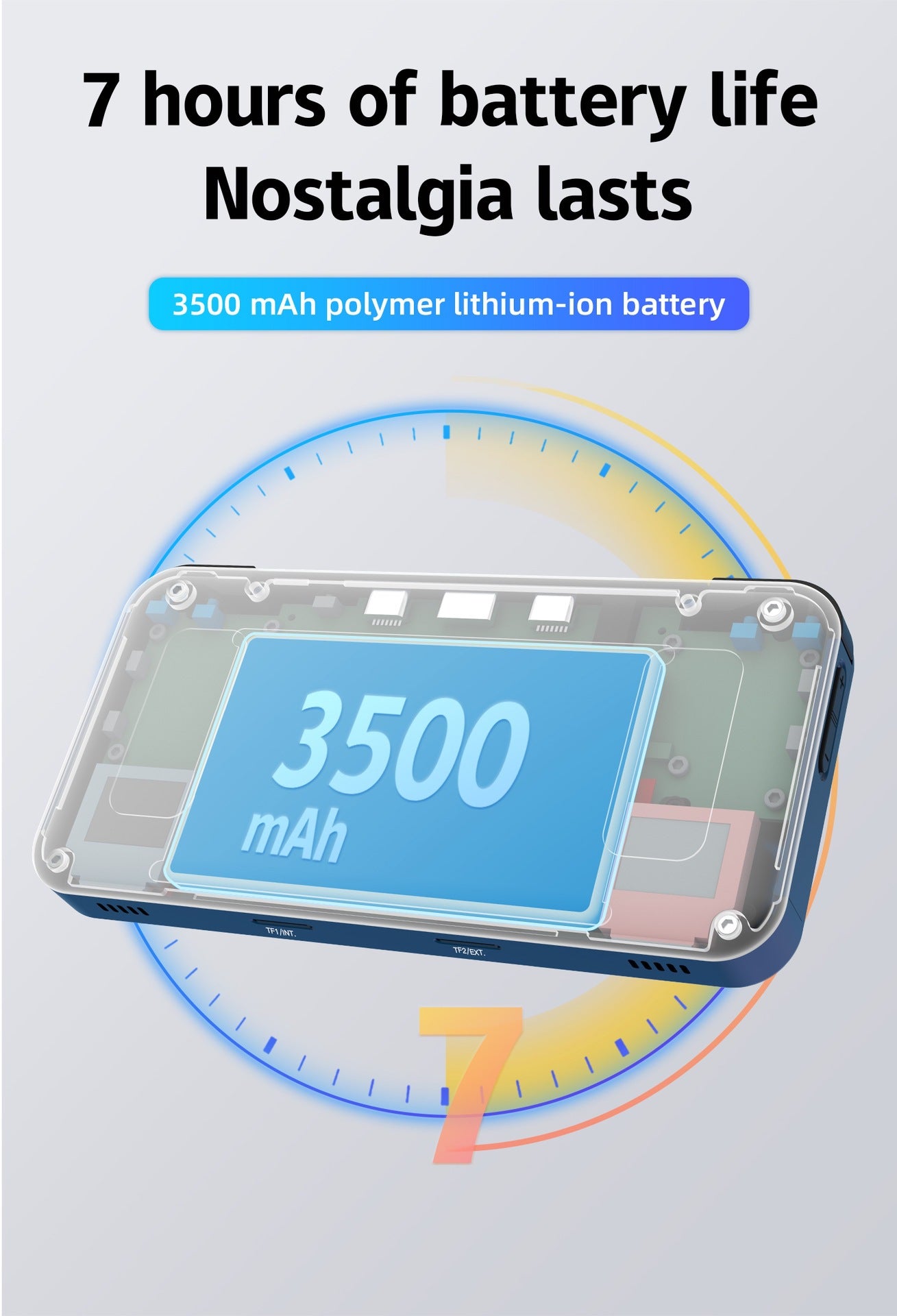 Anbernic RG 353M Retro Handheld Gaming Console - 3500 mAh Battery Life