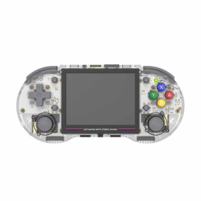 Anbernic RG 353PS Retro Handheld Game Console - Transparent White