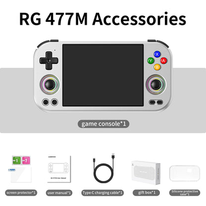 Anbernic RG 353P Retro Handheld Game Console - Silver Blade