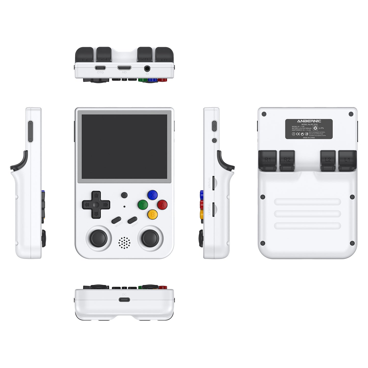 Anbernic RG 353V VS Retro Handheld Game Console - White