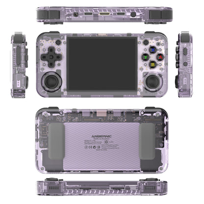 Anbernic RG 35XXH Retro Handheld Game Console - Transparent Purple