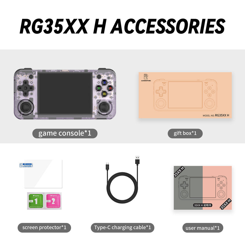 Anbernic RG 35XXH Retro Handheld Game Console - Accessories