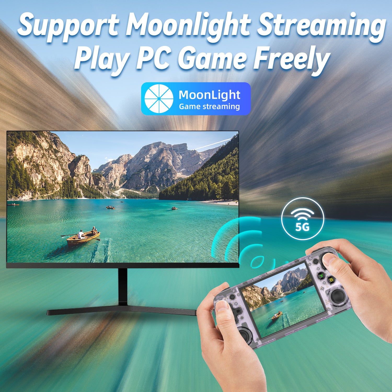 Anbernic RG 35XXH Retro Handheld Game Console - Supports Moonlight Streaming