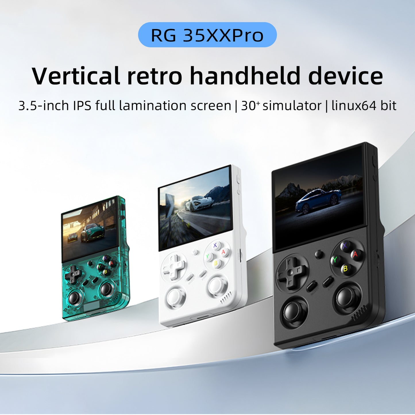 Anbernic RG 35XXPro Retro Handheld Game Console - Vertical Retro Handheld Device