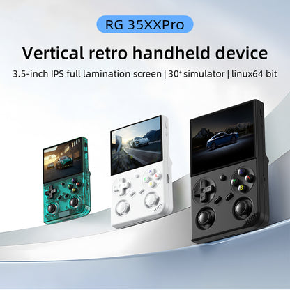Anbernic RG 35XXPro Retro Handheld Game Console - Vertical Retro Handheld Device