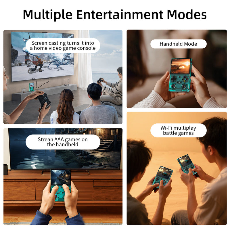 Anbernic RG 35XXPro Retro Handheld Game Console - Multiple Entertainment Modes