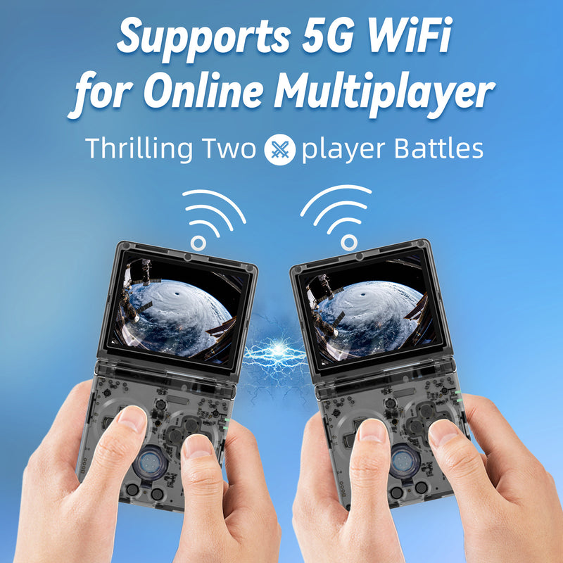 Anbernic RG 35XXSP Foldable Retro Handheld Game Console - Supports 5G Wifi