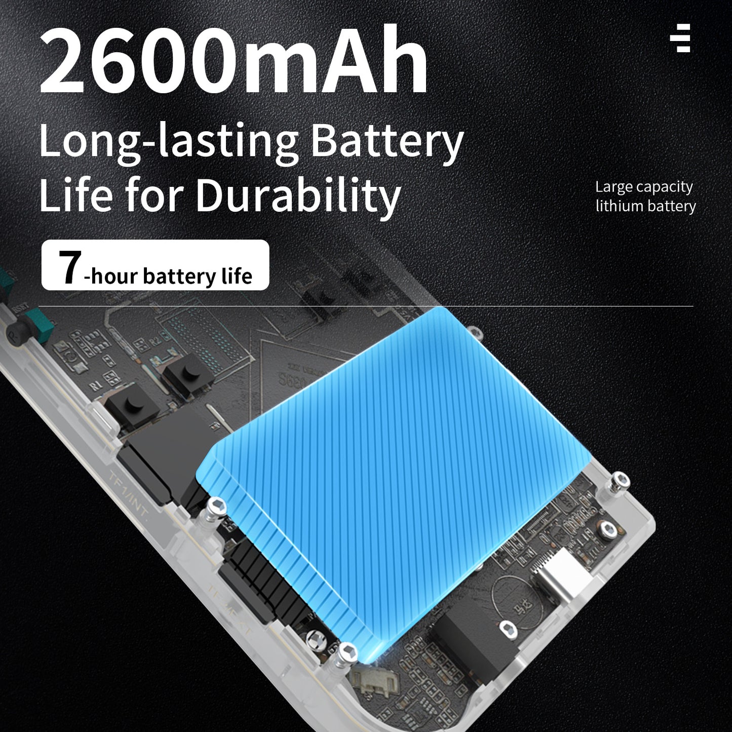 Anbernic RG 35XX Retro Handheld Game Console - 2600 mAh Long Lasting Battery Life