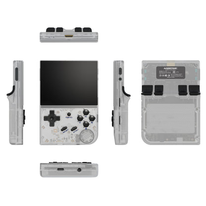 Anbernic RG 35XX Retro Handheld Game Console - Transparent White