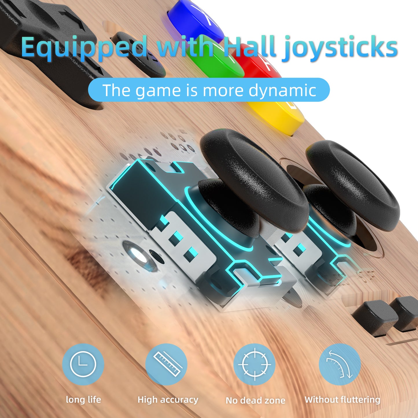 Anbernic RG 405V Retro Handheld Game Console - Joysticks