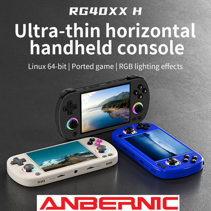 Anbernic RG 40XXH Retro Handheld Game Console - Ultra Thin Horizontal Handheld Console