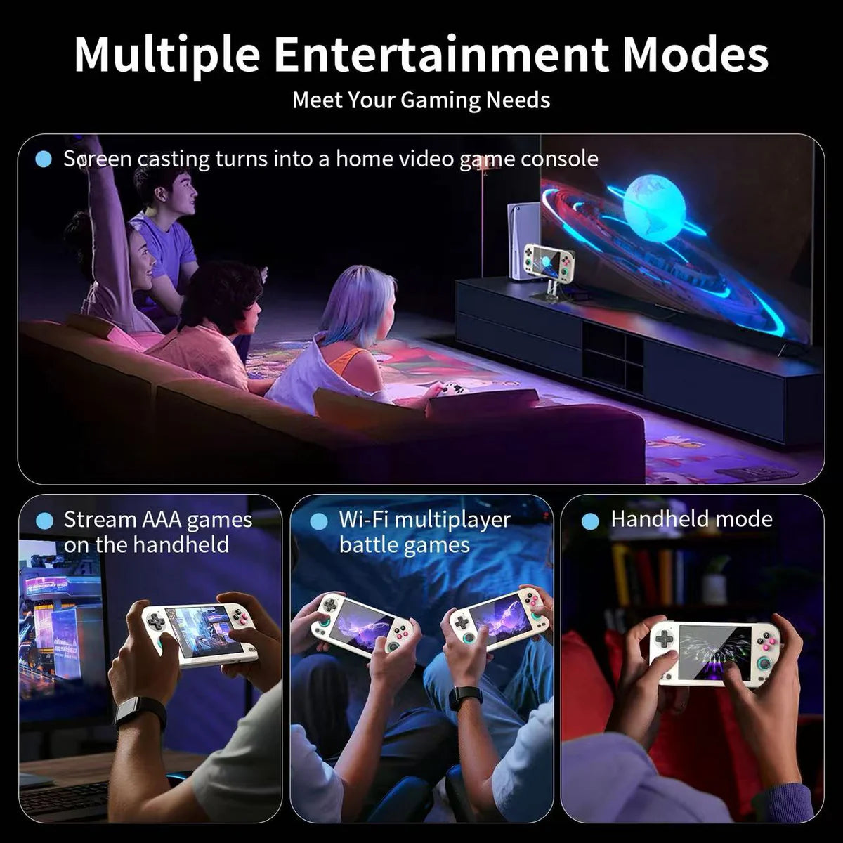 Anbernic RG 476H Android Retro Handheld Game Console - Multiple Entertainment Modes