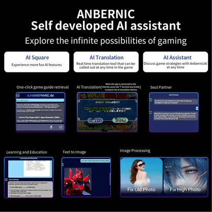Anbernic RG 476H Android Retro Handheld Game Console - Anbernic Self Developed AI Assistant