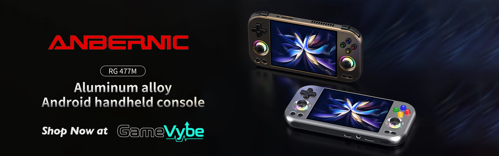 Anbernic RG 477M Retro Handheld Game Console - Banner
