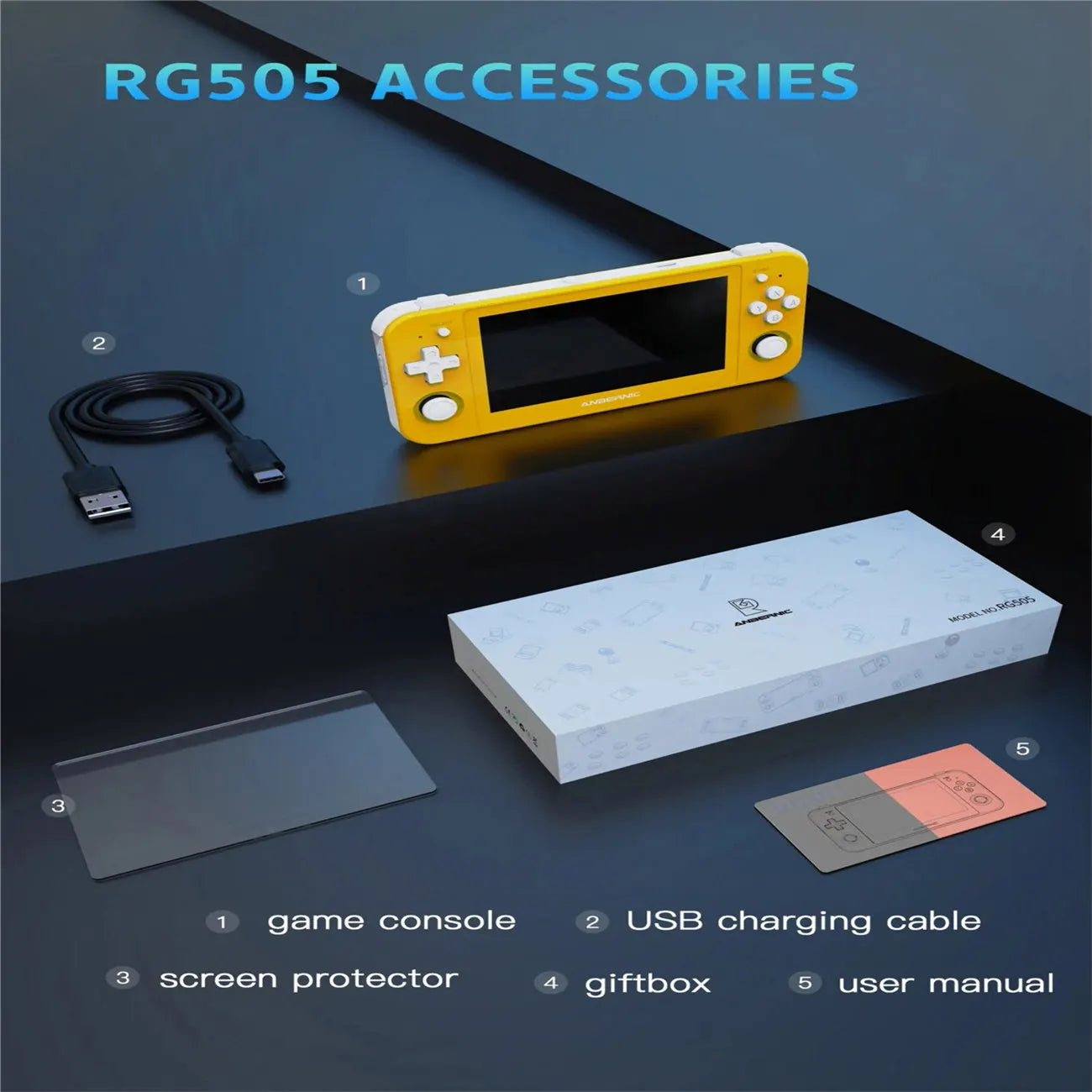 Anbernic RG 505 Android Retro Handheld Gaming Console - Accessories