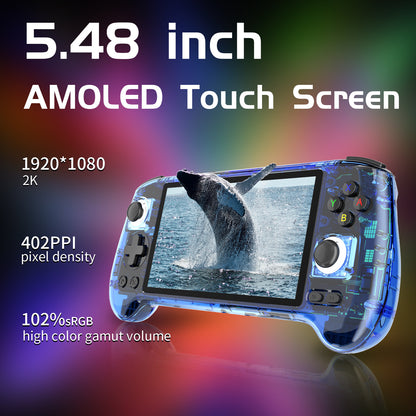 Anbernic RG 556 Android Retro Handheld Game Console - 5.48 Inch AMOLED Touchscreen