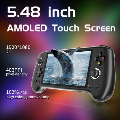 Anbernic RG 556 Android Retro Handheld Game Console - 5.48 Inch AMOLED Touchscreen