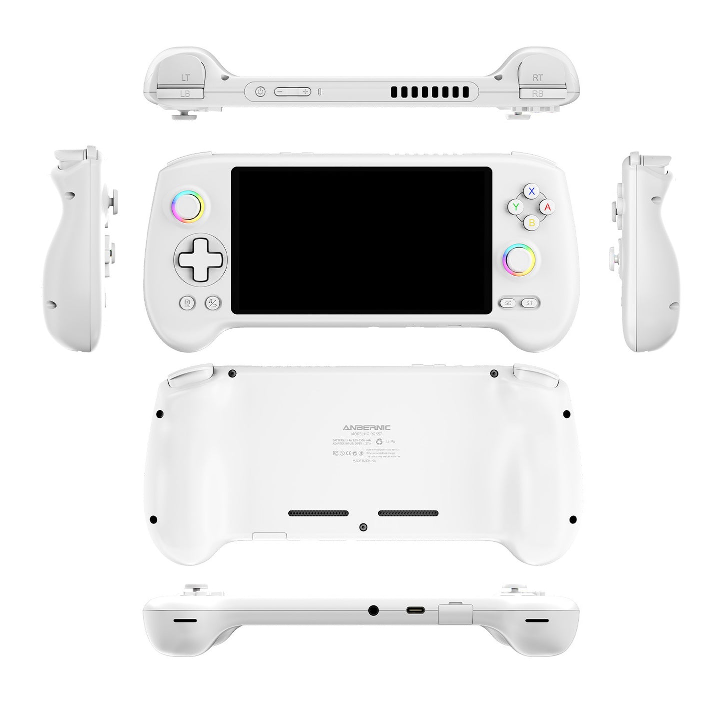 Anbernic RG 557 Android Retro Handheld Game Console - White