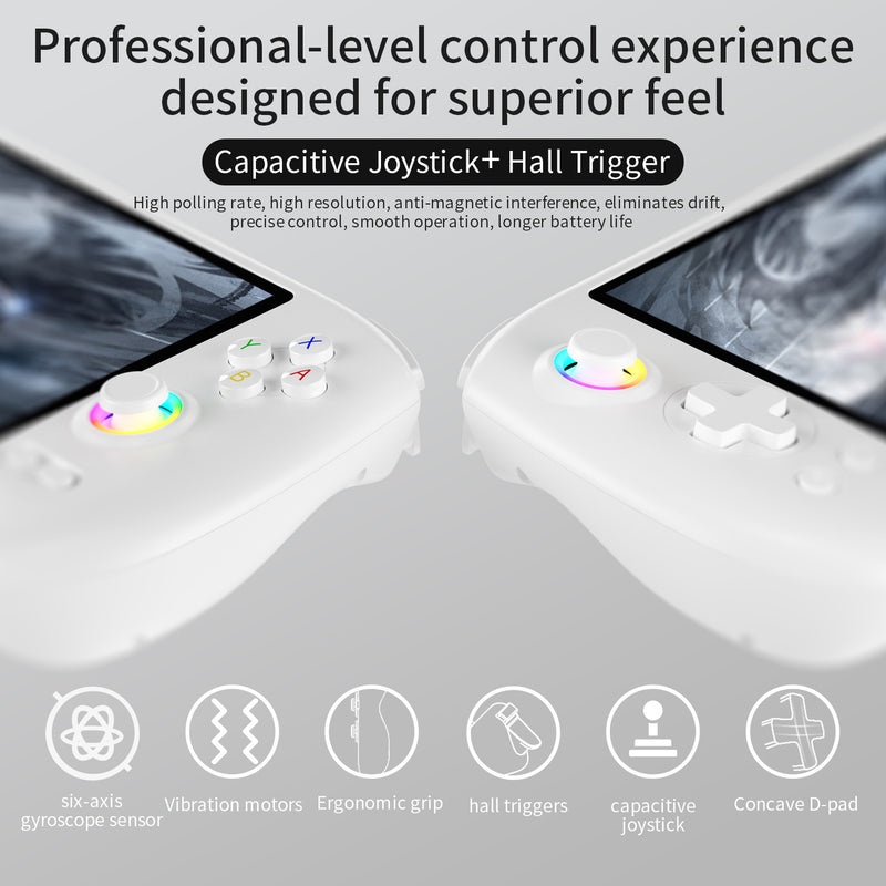 Anbernic RG 557 Android Retro Handheld Game Console - Capacitive Joystick and Hall Trigger