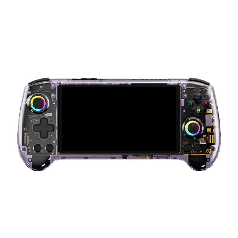 Anbernic RG 557 Android Retro Handheld Game Console - Transparent Purple