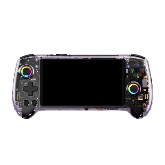 Anbernic RG 557 Android Retro Handheld Game Console - Transparent Purple