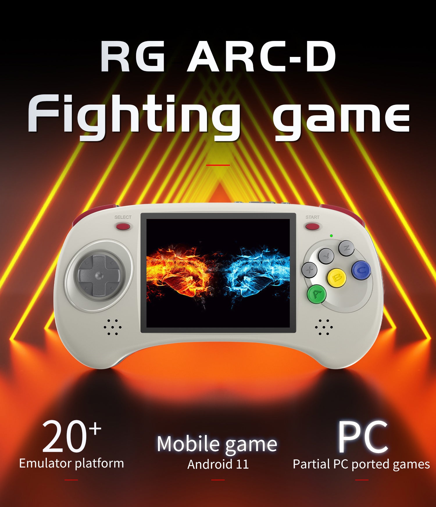 Anbernic RG ARC-D Retro Handheld Game Console - Fighting Game Retro Handheld