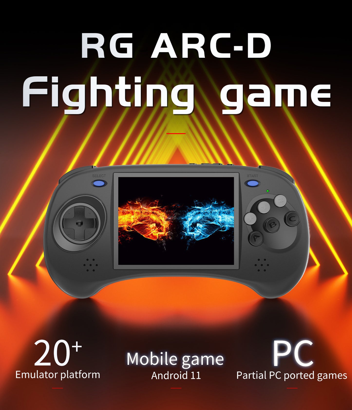 Anbernic RG ARC-D Retro Handheld Game Console - Fighting Game Retro Handheld