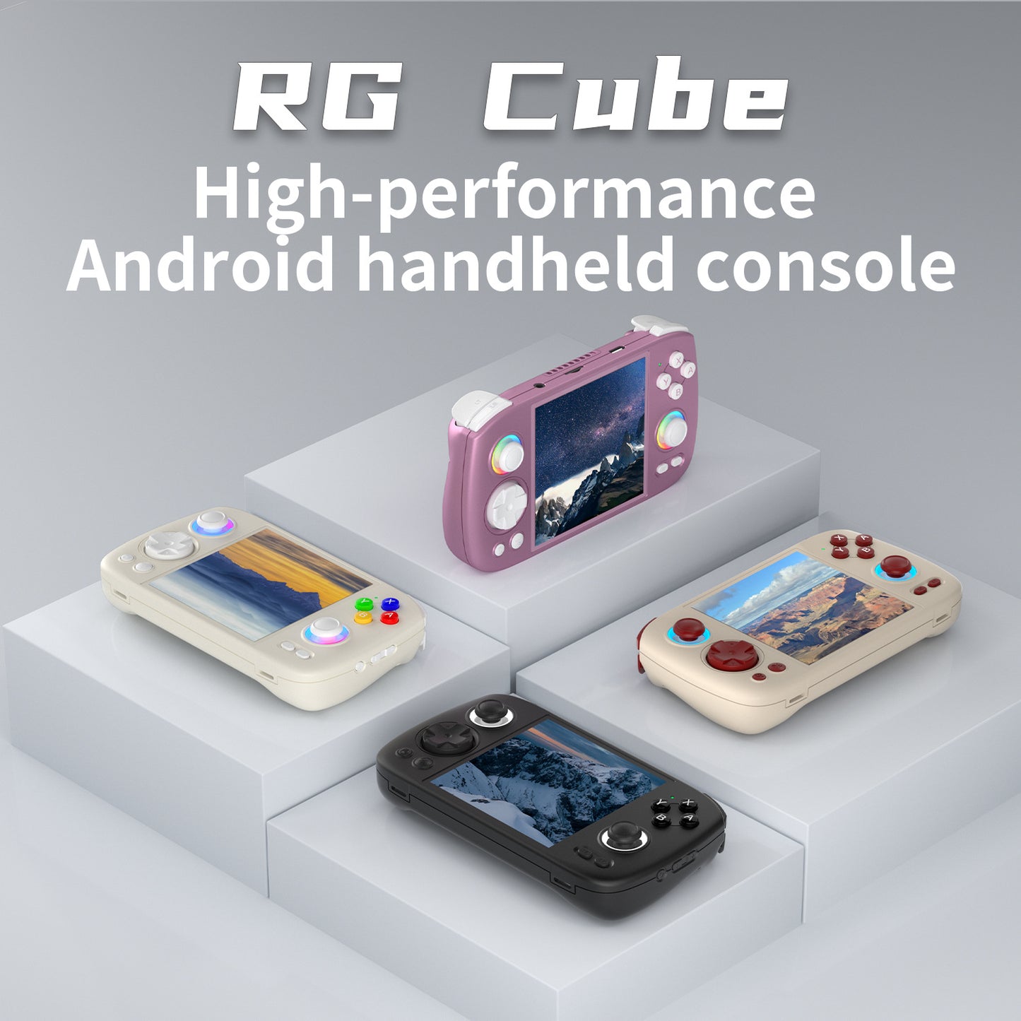 Anbernic RG Cube Retro Handheld Game Console - Retro Handheld Game Console