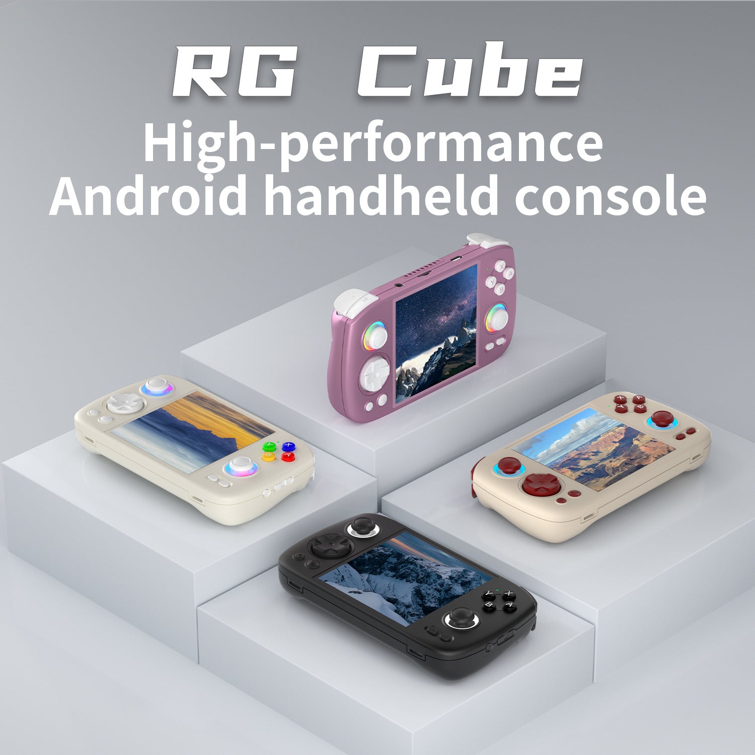 Anbernic RG Cube Retro Handheld Game Console - Retro Handheld Game Console