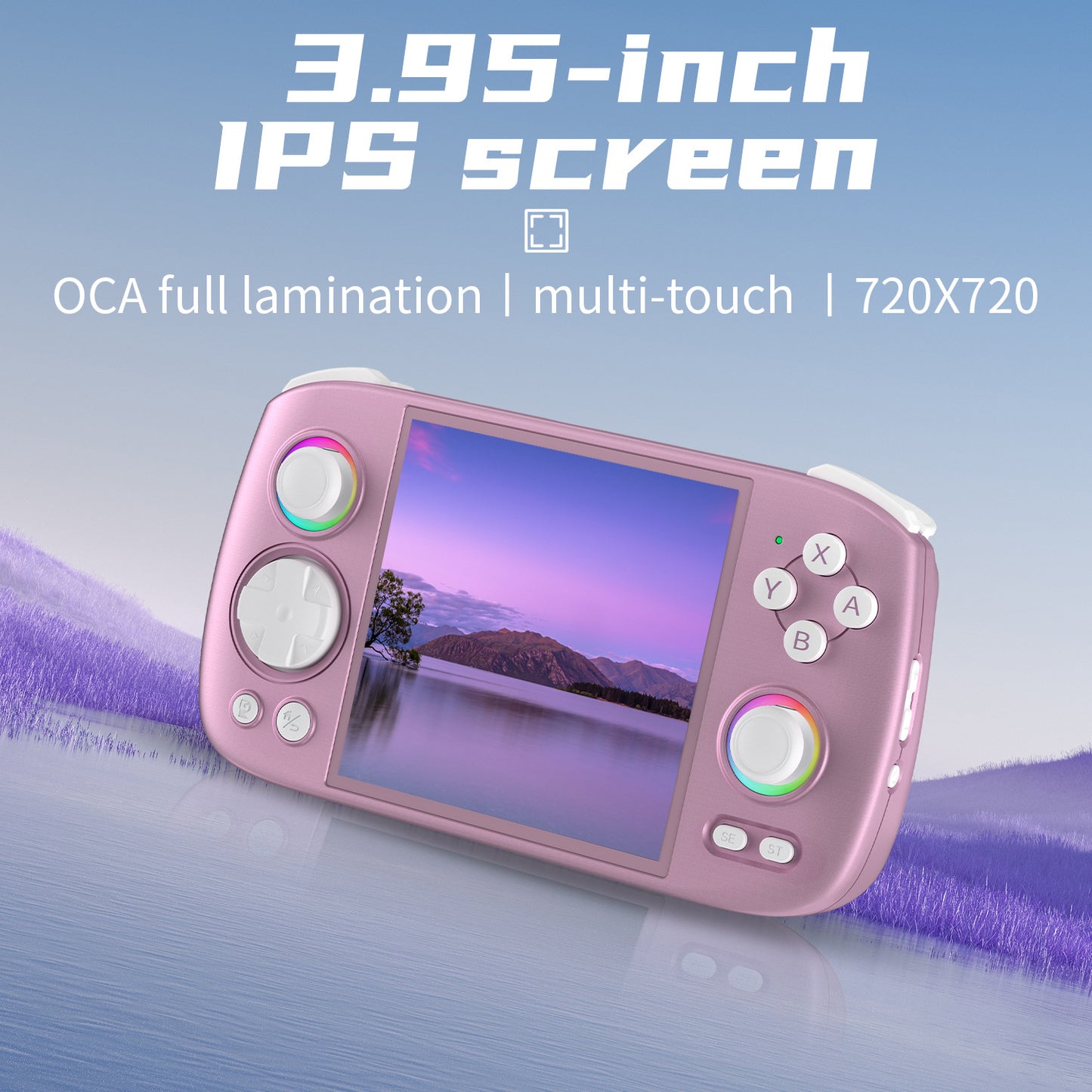 Anbernic RG Cube Retro Handheld Game Console - 3.95” IPS Screen