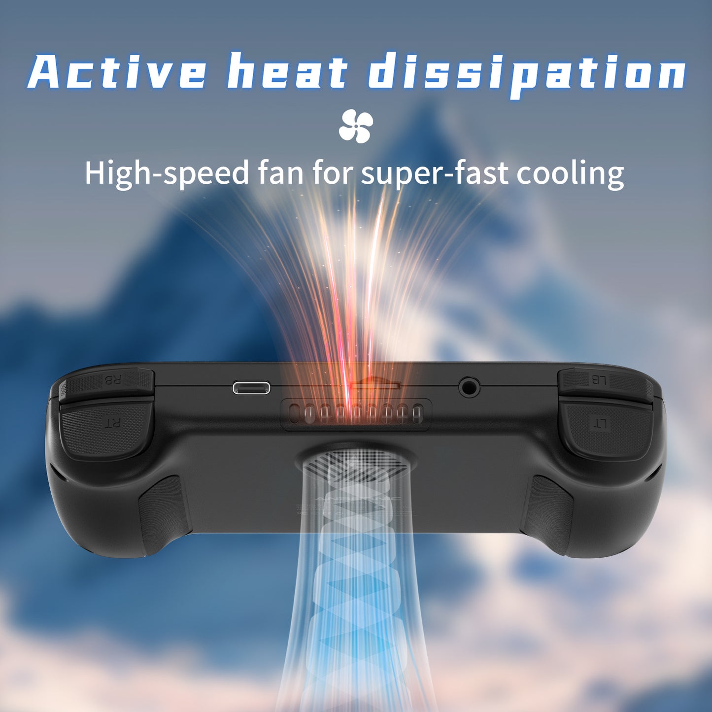 Anbernic RG Cube Retro Handheld Game Console - Active Heat Dissipation