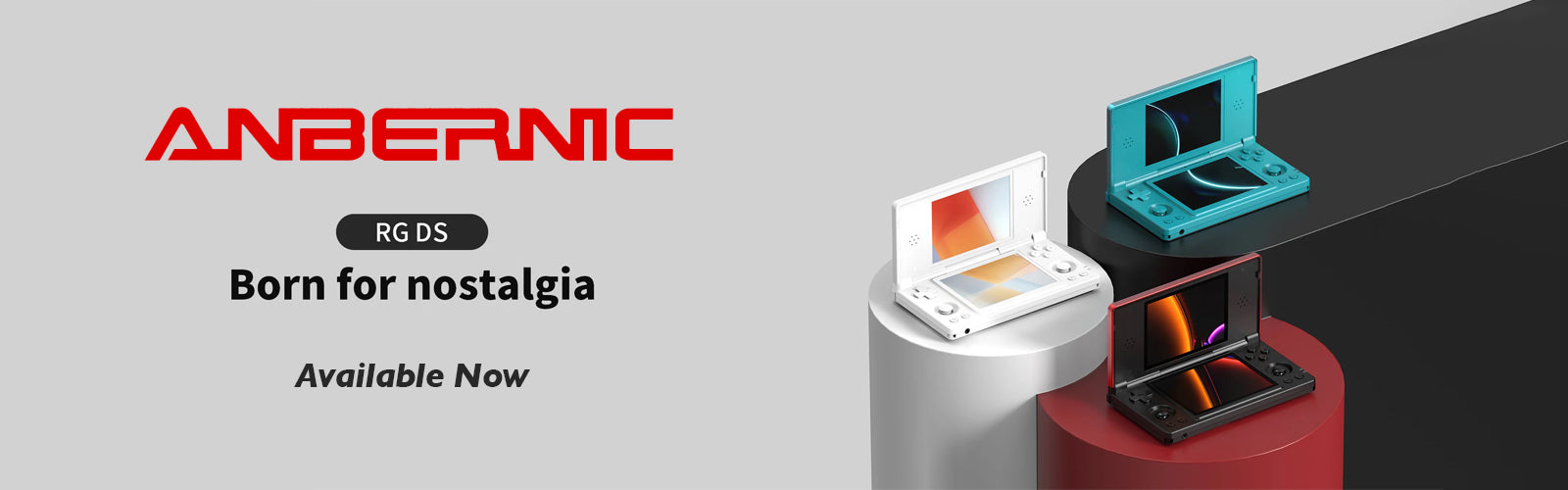 Anbernic RG DS Foldable Retro Handheld Game Console - Banner