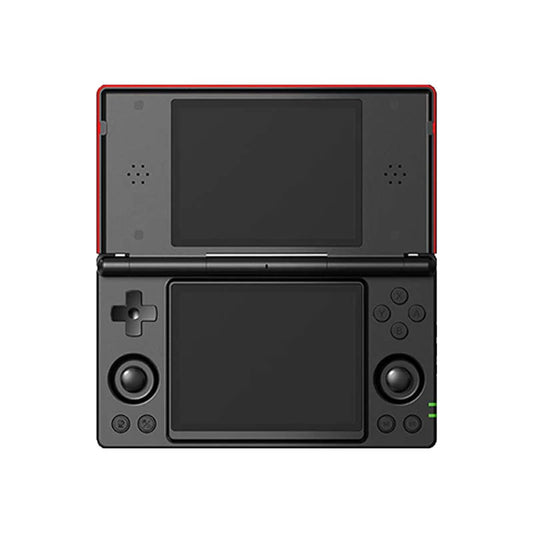 Anbernic RG DS Foldable Retro Handheld Game Console - Black and Crimson Red