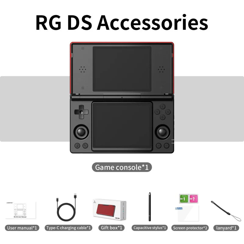 Anbernic RG DS Foldable Retro Handheld Game Console - Accessories