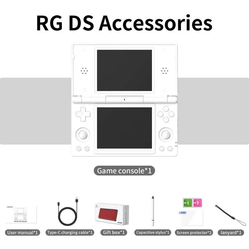 Anbernic RG DS Foldable Retro Handheld Game Console - Accessories