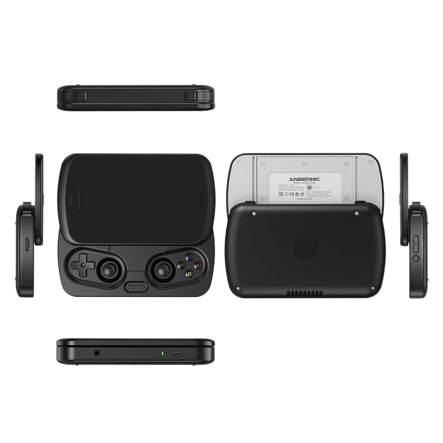 Anbernic RG Slide Retro Handheld Game Console - Black