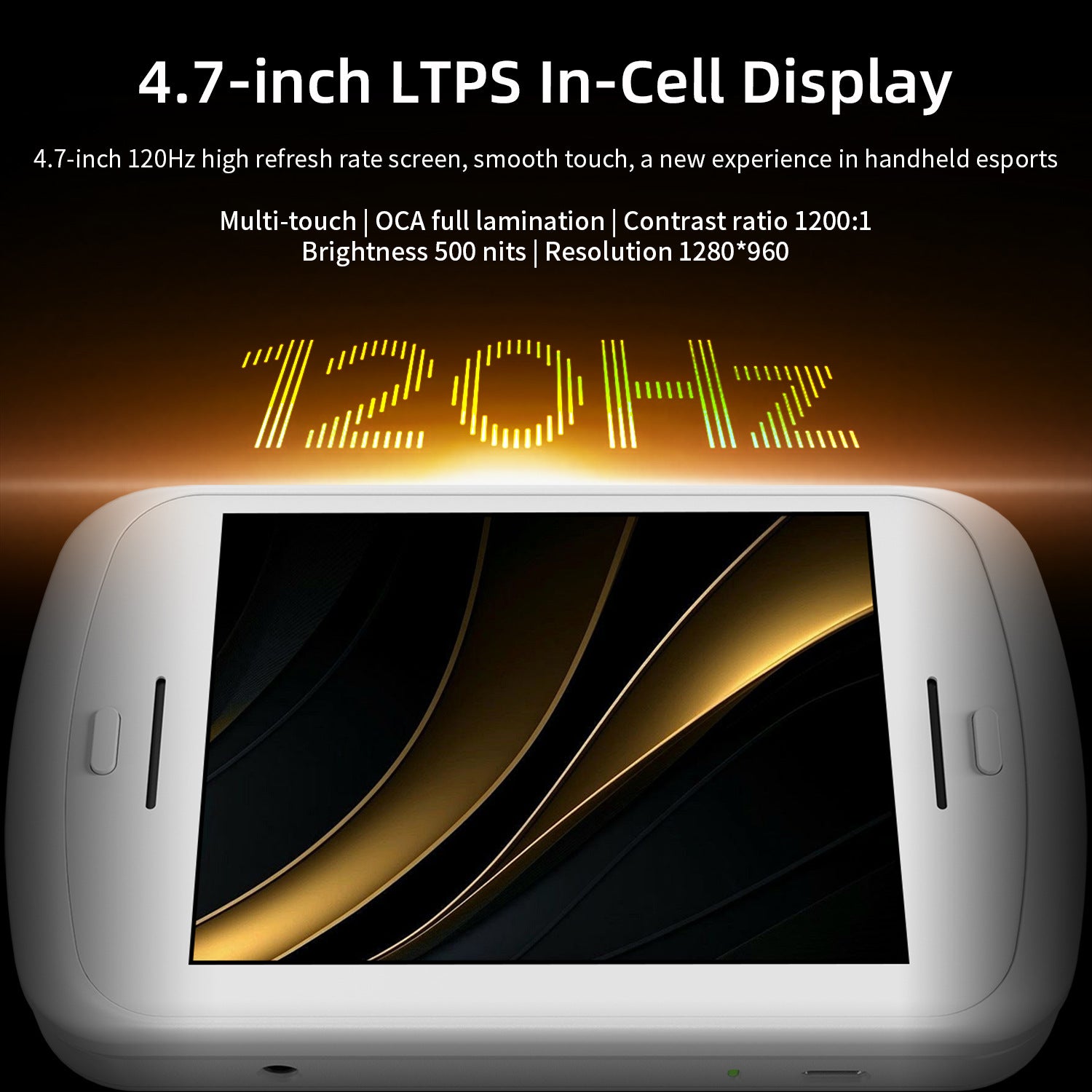 Anbernic RG Slide Retro Handheld Game Console - 4.7 Inch LTPS In-Cell Display