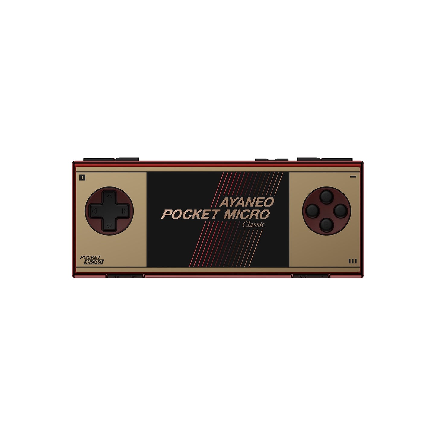 Ayaneo Pocket Micro Classic Retro Handheld Game Console - Retro Gold