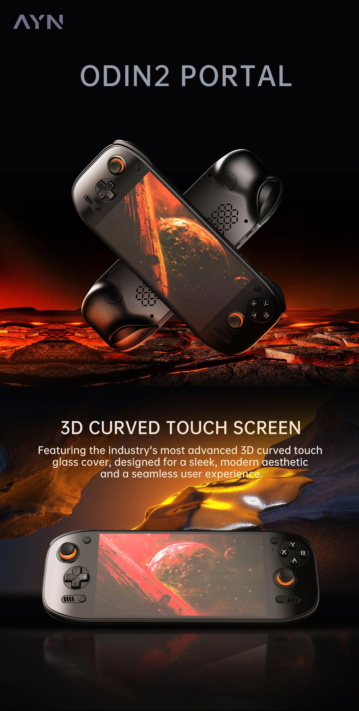 Ayn Odin 2 Portal 7” OLED Screen Retro Handheld Game Console - Description