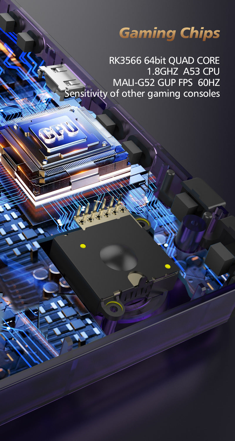 Game Console R36H Horizontal Retro Handheld - Gaming Chip