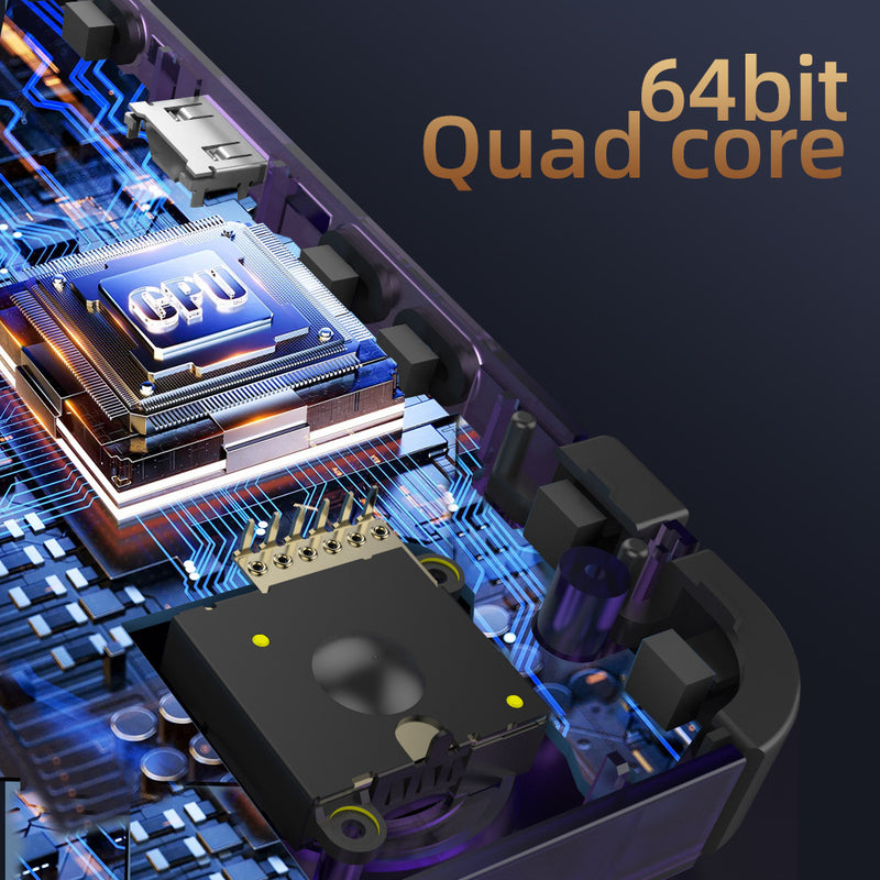 Game Console R36H Horizontal Retro Handheld - 64Bit Quad Core