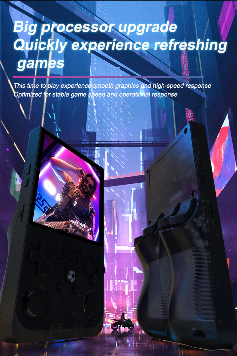 Game Console R36Max Retro Handheld Gaming Console - Processor Upgrade