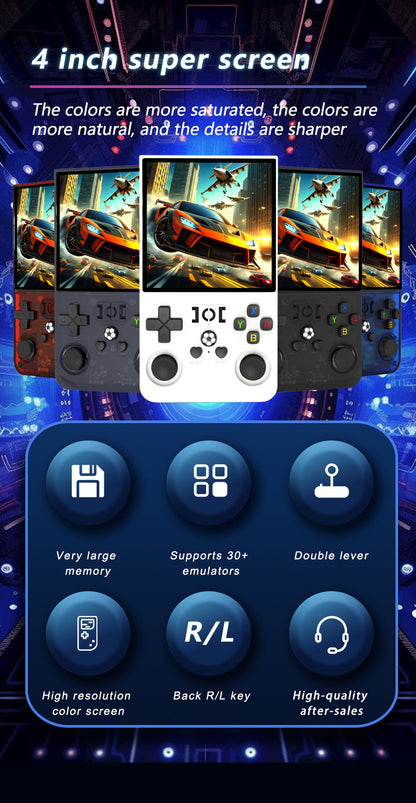 Game Console R36Max Retro Handheld Gaming Console - 4 Inch Screen