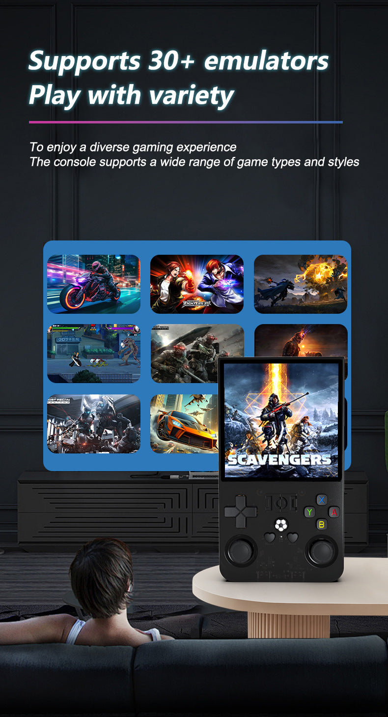 Game Console R36Max Retro Handheld Gaming Console - Supported 30+ Emulators