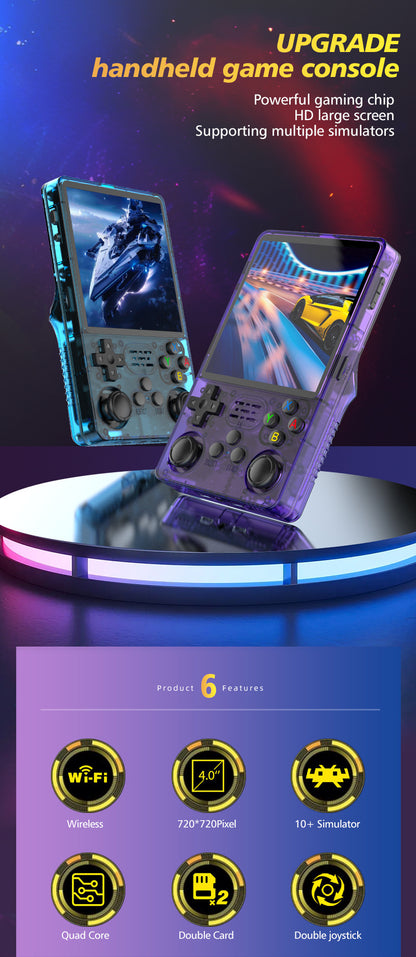 Game Console R36Plus Retro Handheld Gaming Console - Upgraded handheld game console